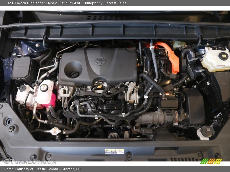  2021 Highlander Hybrid Platinum AWD Engine - 2.5 Liter DOHC 16-Valve VVT-i 4 Cylinder Gasoline/Electric Hybrid