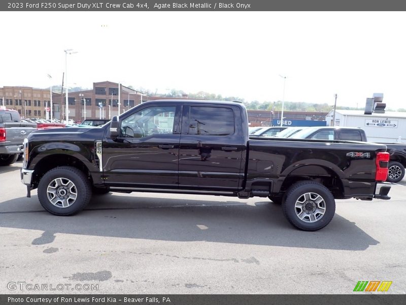  2023 F250 Super Duty XLT Crew Cab 4x4 Agate Black Metallic