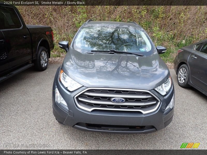 Smoke Metallic / Ebony Black 2020 Ford EcoSport SE