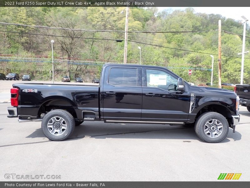  2023 F250 Super Duty XLT Crew Cab 4x4 Agate Black Metallic