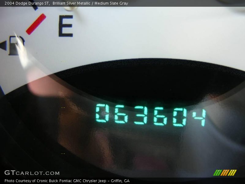 Brilliant Silver Metallic / Medium Slate Gray 2004 Dodge Durango ST