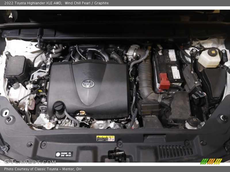 Wind Chill Pearl / Graphite 2022 Toyota Highlander XLE AWD