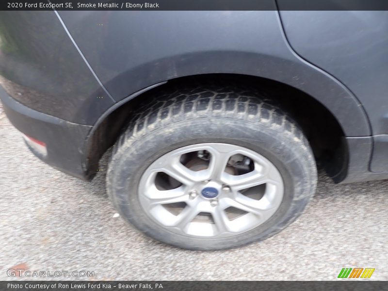 Smoke Metallic / Ebony Black 2020 Ford EcoSport SE