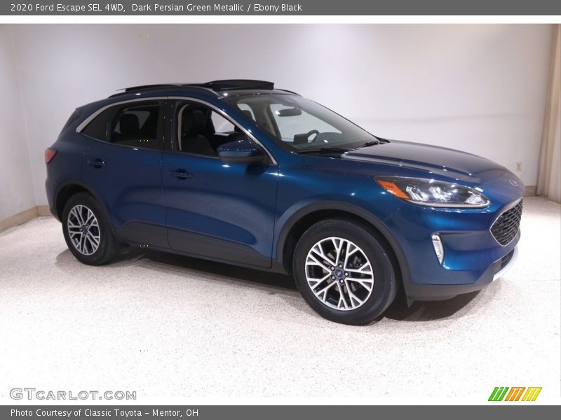 Dark Persian Green Metallic / Ebony Black 2020 Ford Escape SEL 4WD