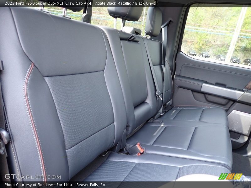 Rear Seat of 2023 F250 Super Duty XLT Crew Cab 4x4