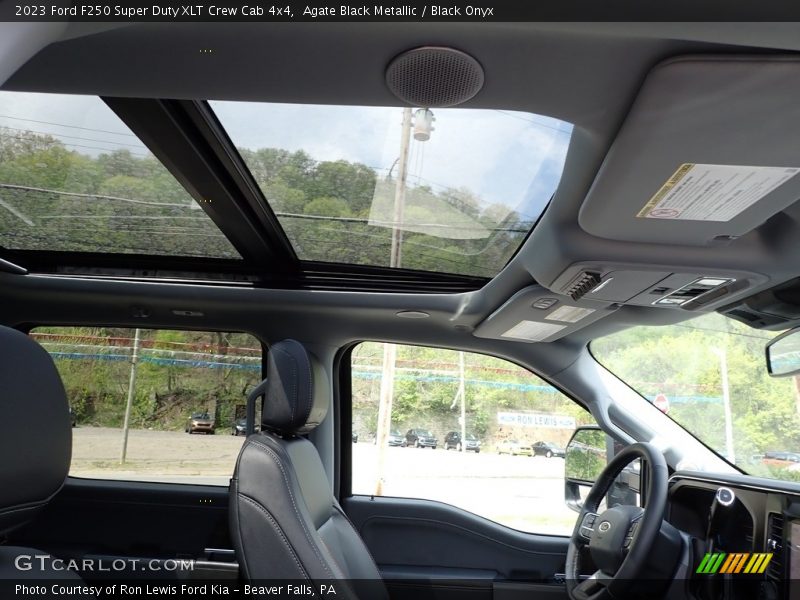 Sunroof of 2023 F250 Super Duty XLT Crew Cab 4x4