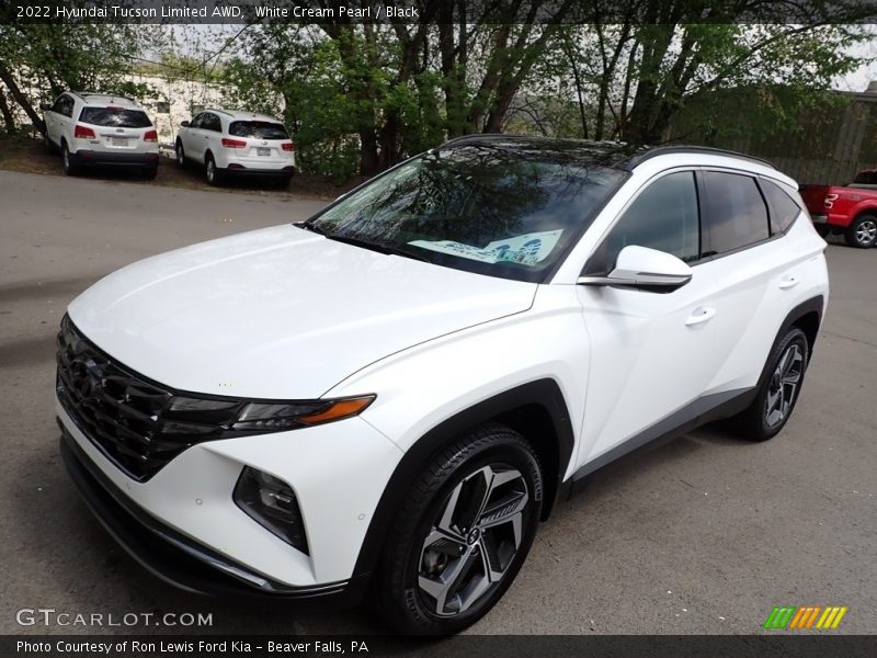 White Cream Pearl / Black 2022 Hyundai Tucson Limited AWD