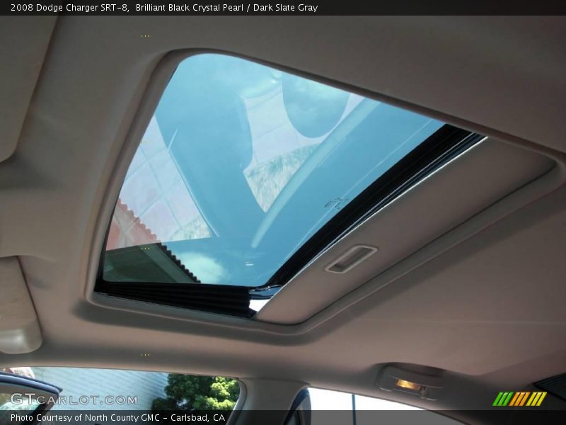 Brilliant Black Crystal Pearl / Dark Slate Gray 2008 Dodge Charger SRT-8