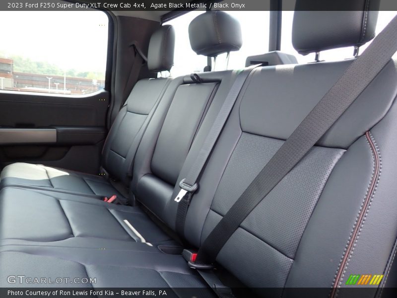 Rear Seat of 2023 F250 Super Duty XLT Crew Cab 4x4