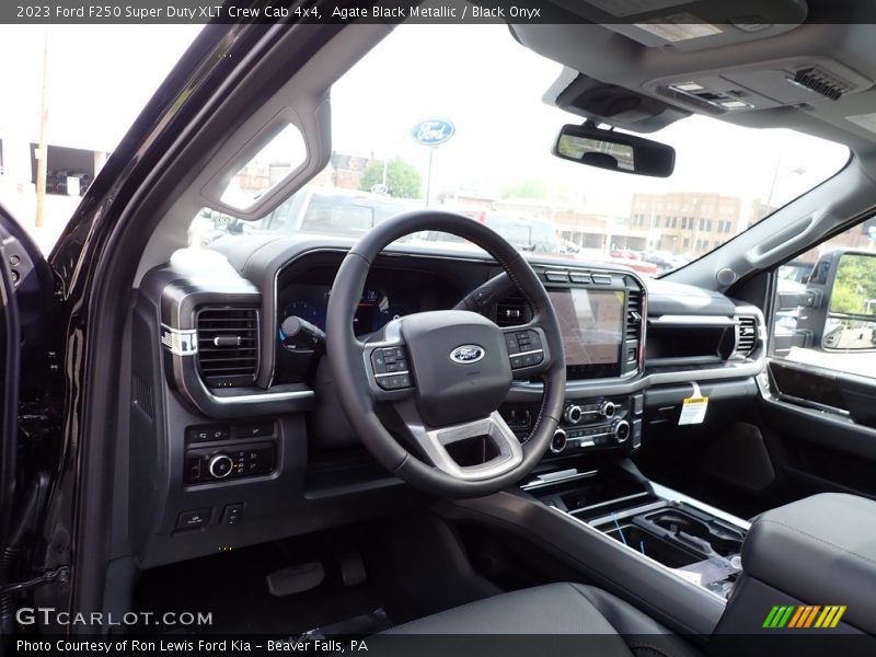 Dashboard of 2023 F250 Super Duty XLT Crew Cab 4x4