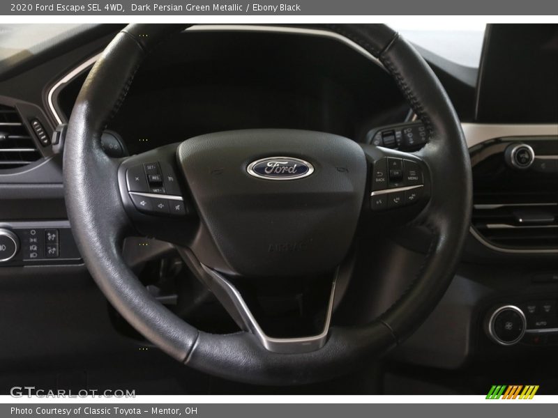 Dark Persian Green Metallic / Ebony Black 2020 Ford Escape SEL 4WD