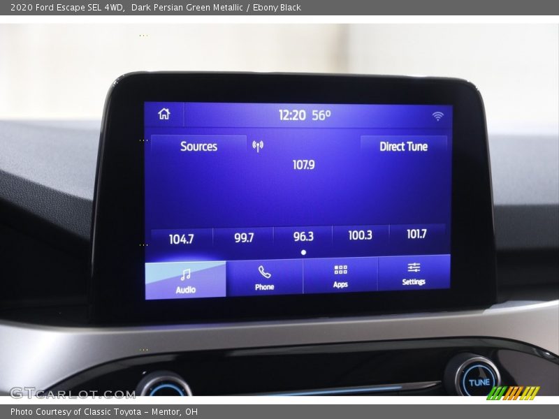 Dark Persian Green Metallic / Ebony Black 2020 Ford Escape SEL 4WD
