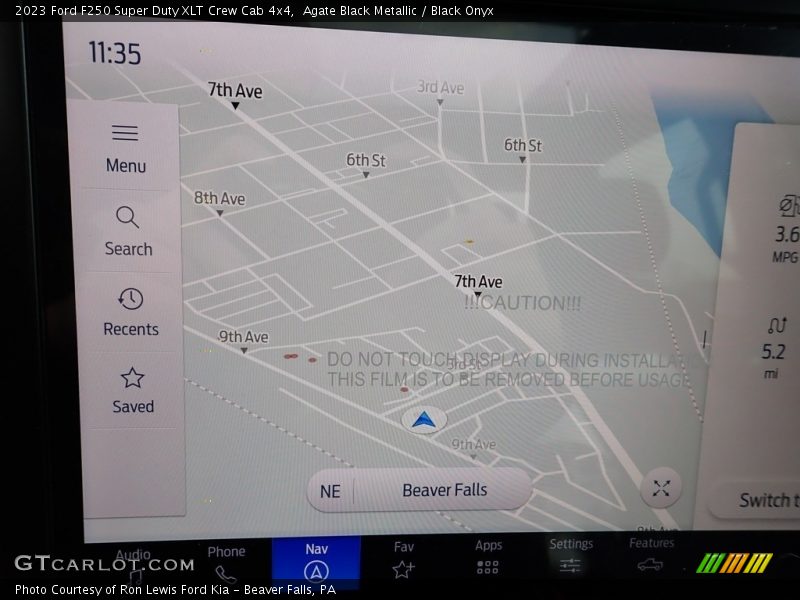 Agate Black Metallic / Black Onyx 2023 Ford F250 Super Duty XLT Crew Cab 4x4