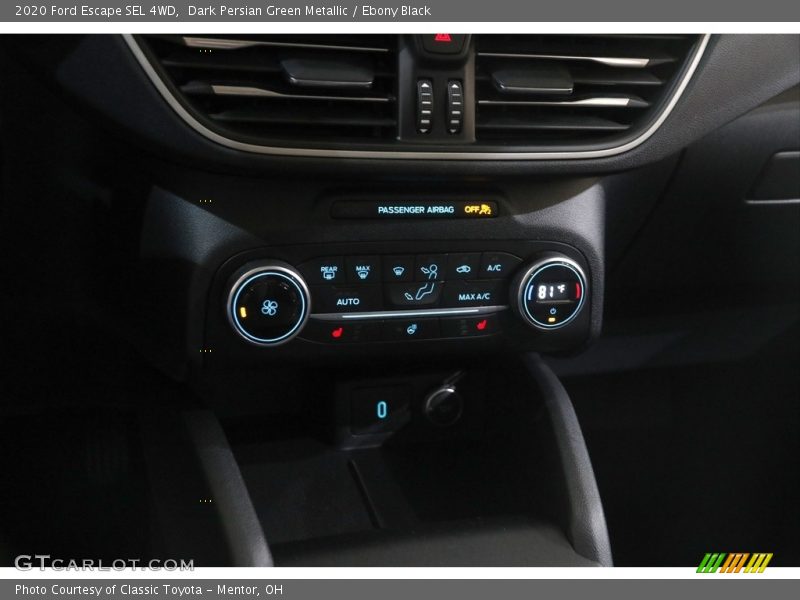 Dark Persian Green Metallic / Ebony Black 2020 Ford Escape SEL 4WD