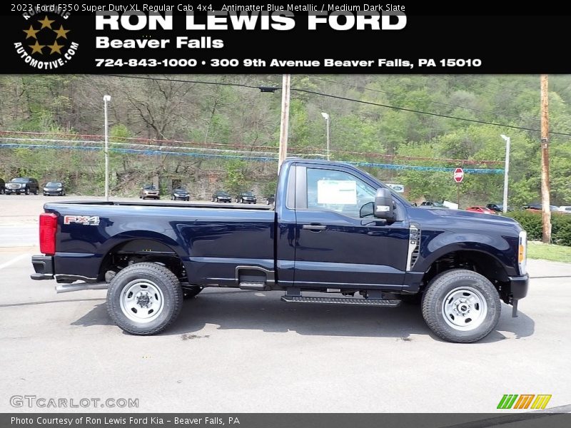 Antimatter Blue Metallic / Medium Dark Slate 2023 Ford F350 Super Duty XL Regular Cab 4x4