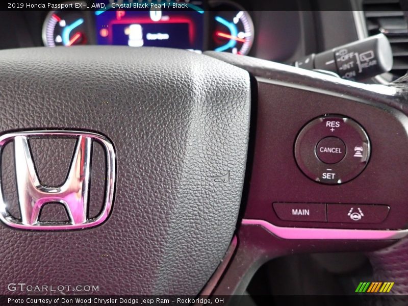 Crystal Black Pearl / Black 2019 Honda Passport EX-L AWD