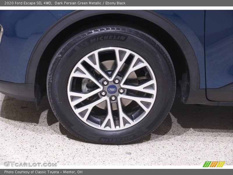 Dark Persian Green Metallic / Ebony Black 2020 Ford Escape SEL 4WD
