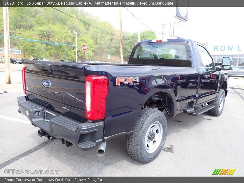 Antimatter Blue Metallic / Medium Dark Slate 2023 Ford F350 Super Duty XL Regular Cab 4x4