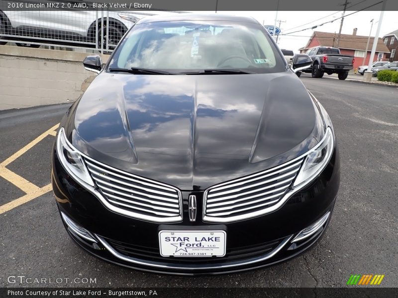 Black Velvet / Ebony 2016 Lincoln MKZ 2.0 AWD