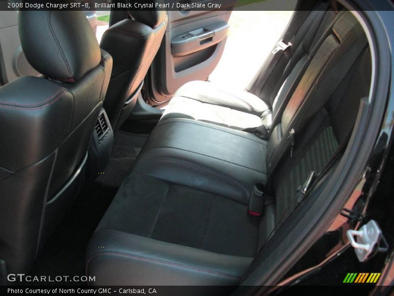 Brilliant Black Crystal Pearl / Dark Slate Gray 2008 Dodge Charger SRT-8