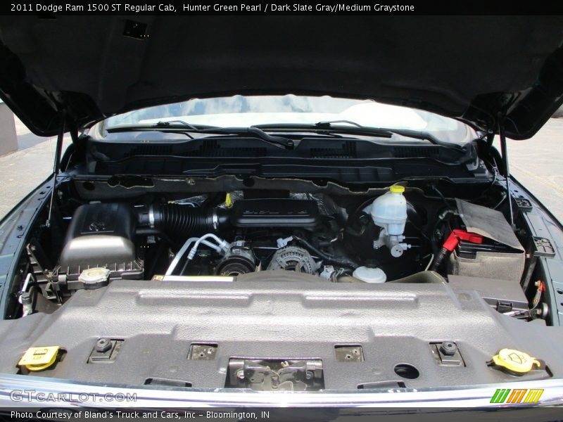 Hunter Green Pearl / Dark Slate Gray/Medium Graystone 2011 Dodge Ram 1500 ST Regular Cab