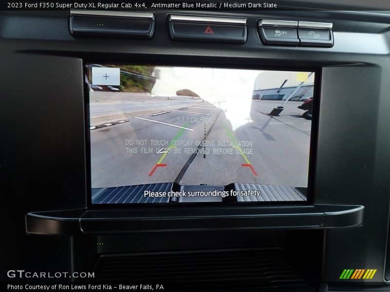 Antimatter Blue Metallic / Medium Dark Slate 2023 Ford F350 Super Duty XL Regular Cab 4x4