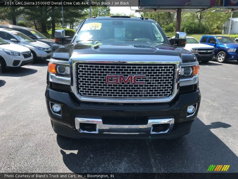 Onyx Black / Jet Black 2016 GMC Sierra 3500HD Denali Crew Cab 4x4