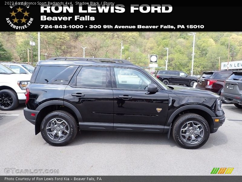 Shadow Black / Ebony 2023 Ford Bronco Sport Badlands 4x4
