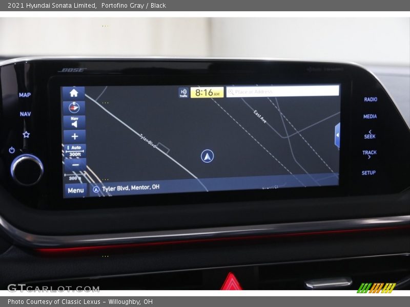 Portofino Gray / Black 2021 Hyundai Sonata Limited