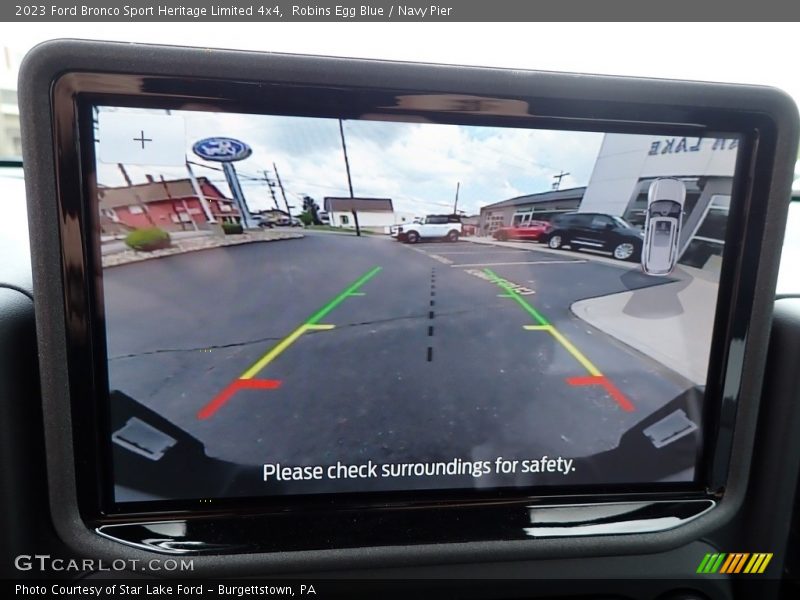 Robins Egg Blue / Navy Pier 2023 Ford Bronco Sport Heritage Limited 4x4