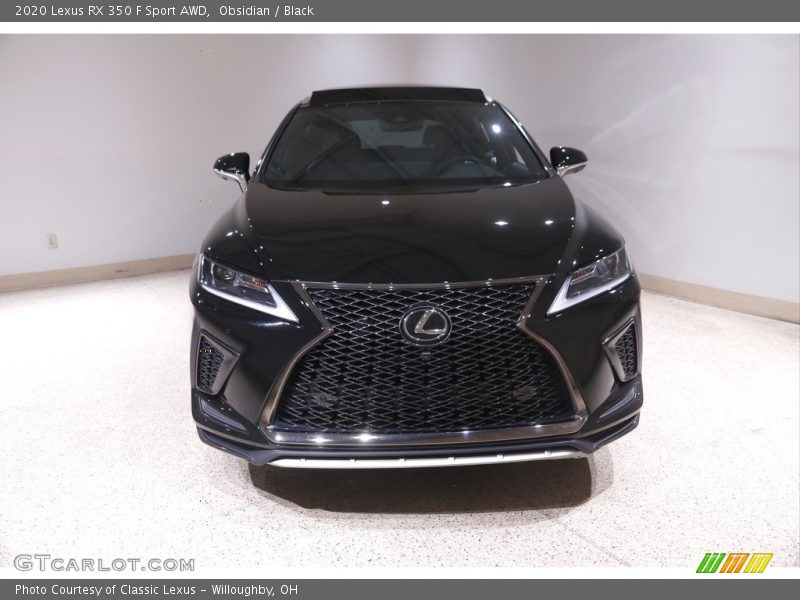 Obsidian / Black 2020 Lexus RX 350 F Sport AWD