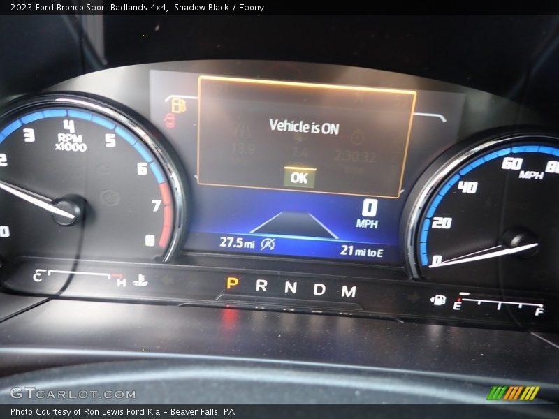 Shadow Black / Ebony 2023 Ford Bronco Sport Badlands 4x4