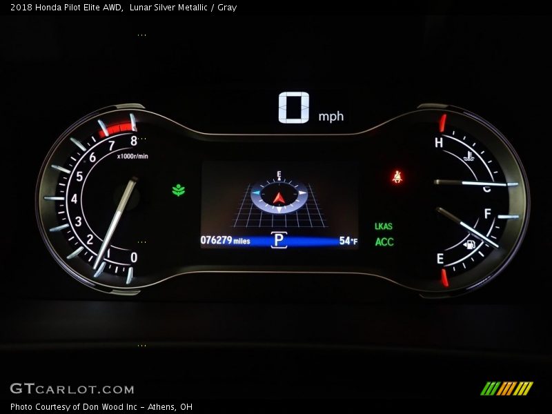  2018 Pilot Elite AWD Elite AWD Gauges