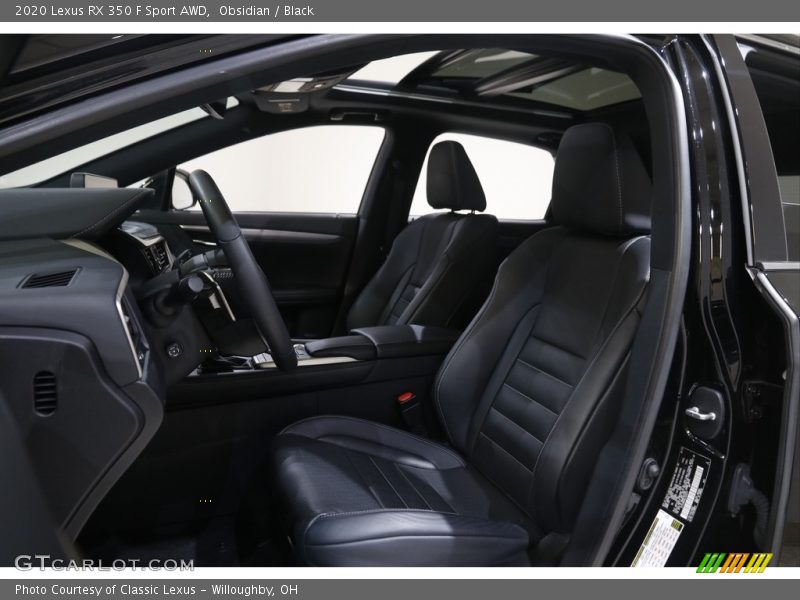 Obsidian / Black 2020 Lexus RX 350 F Sport AWD