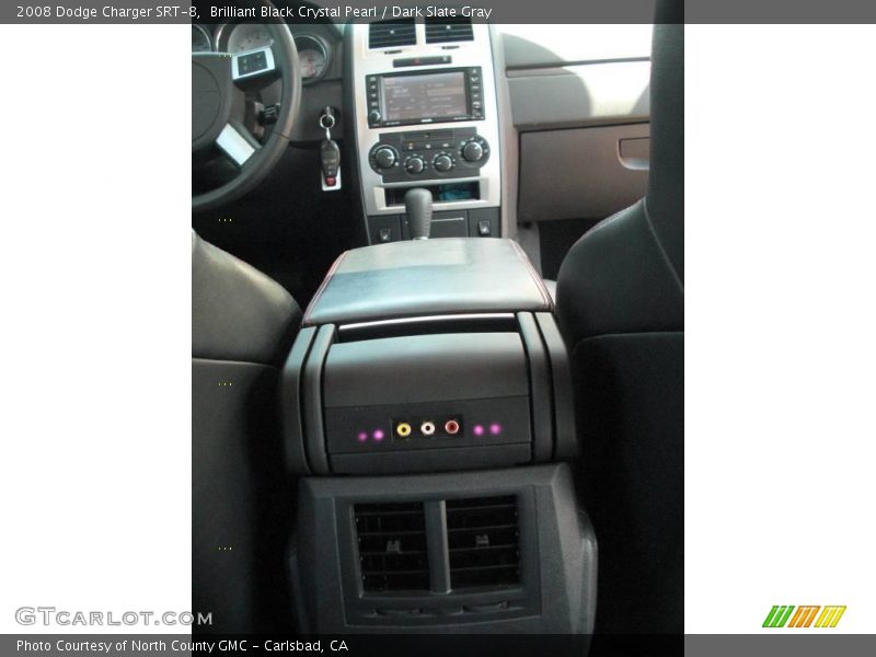 Brilliant Black Crystal Pearl / Dark Slate Gray 2008 Dodge Charger SRT-8