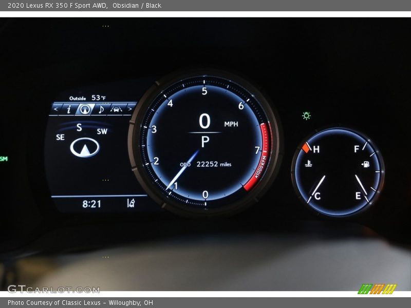 Obsidian / Black 2020 Lexus RX 350 F Sport AWD