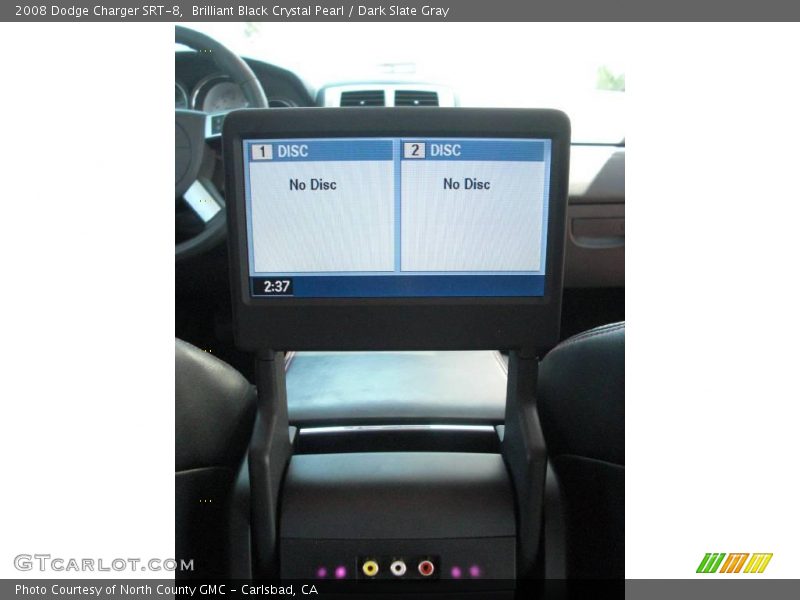 Brilliant Black Crystal Pearl / Dark Slate Gray 2008 Dodge Charger SRT-8