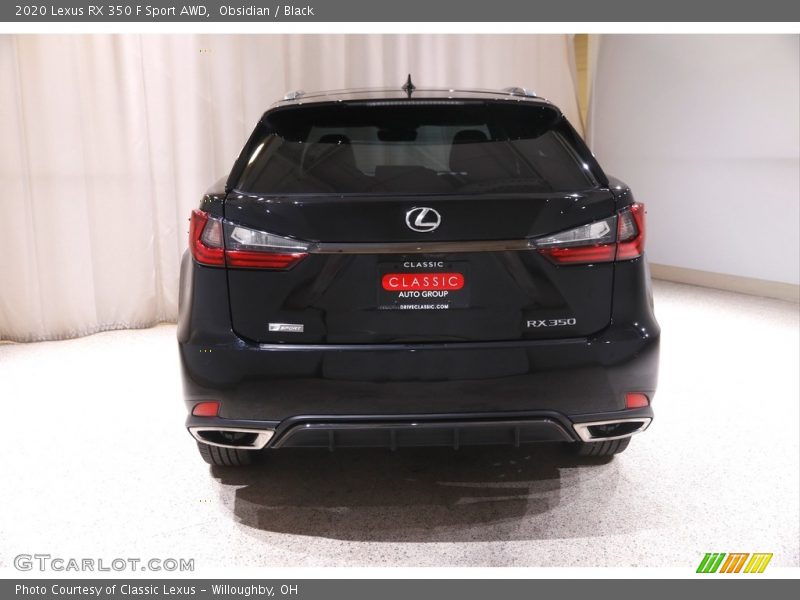 Obsidian / Black 2020 Lexus RX 350 F Sport AWD
