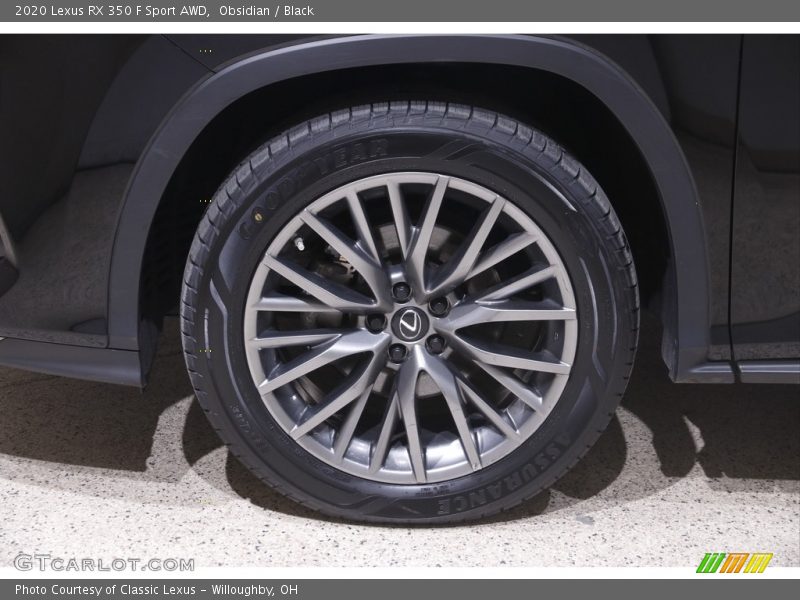 Obsidian / Black 2020 Lexus RX 350 F Sport AWD