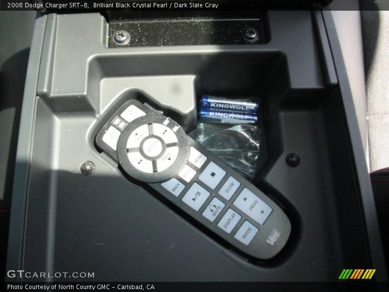 Brilliant Black Crystal Pearl / Dark Slate Gray 2008 Dodge Charger SRT-8