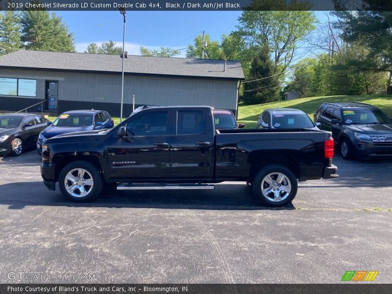 Black / Dark Ash/Jet Black 2019 Chevrolet Silverado LD Custom Double Cab 4x4