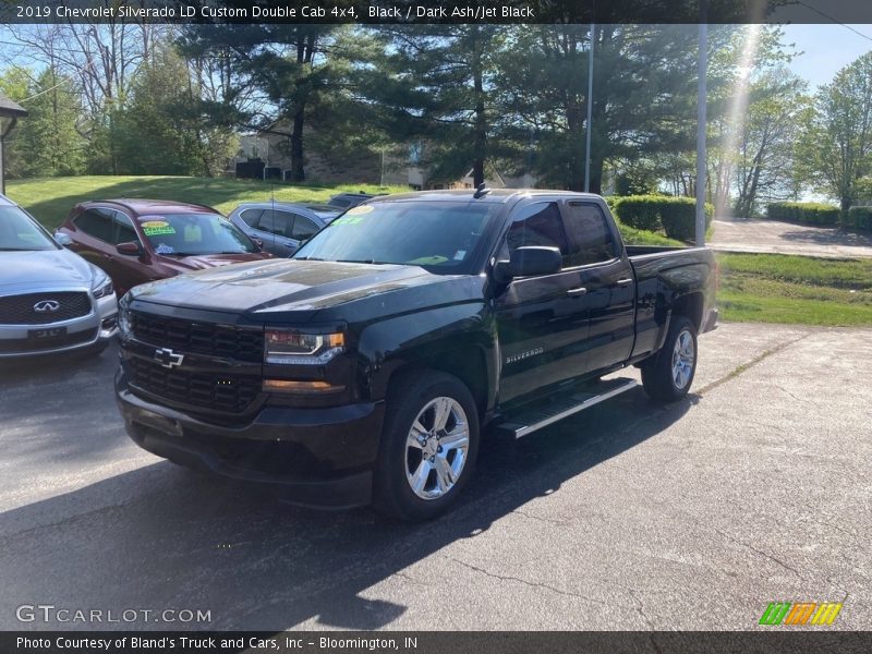 Black / Dark Ash/Jet Black 2019 Chevrolet Silverado LD Custom Double Cab 4x4