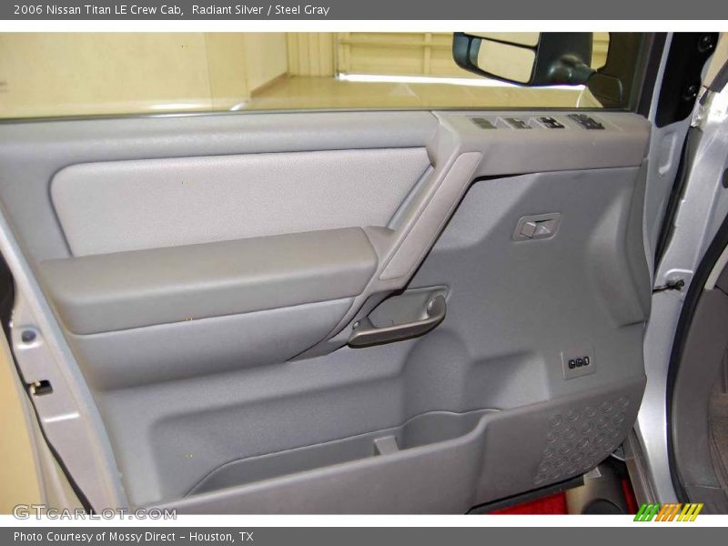 Radiant Silver / Steel Gray 2006 Nissan Titan LE Crew Cab