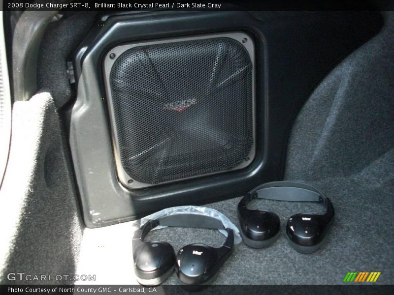 Brilliant Black Crystal Pearl / Dark Slate Gray 2008 Dodge Charger SRT-8