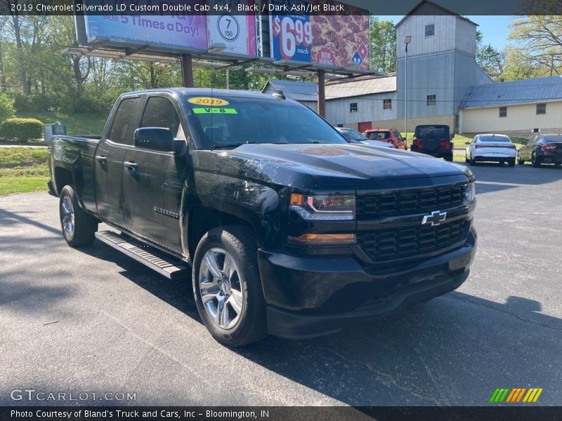 Black / Dark Ash/Jet Black 2019 Chevrolet Silverado LD Custom Double Cab 4x4