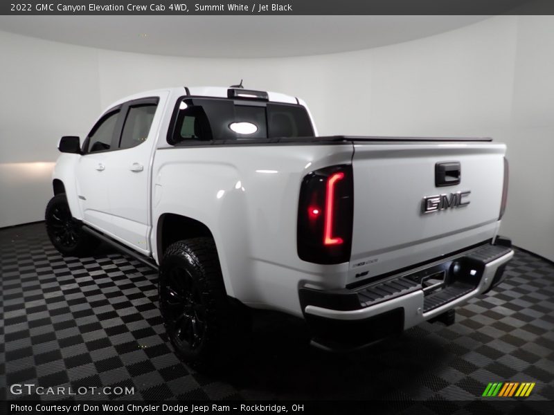 Summit White / Jet Black 2022 GMC Canyon Elevation Crew Cab 4WD