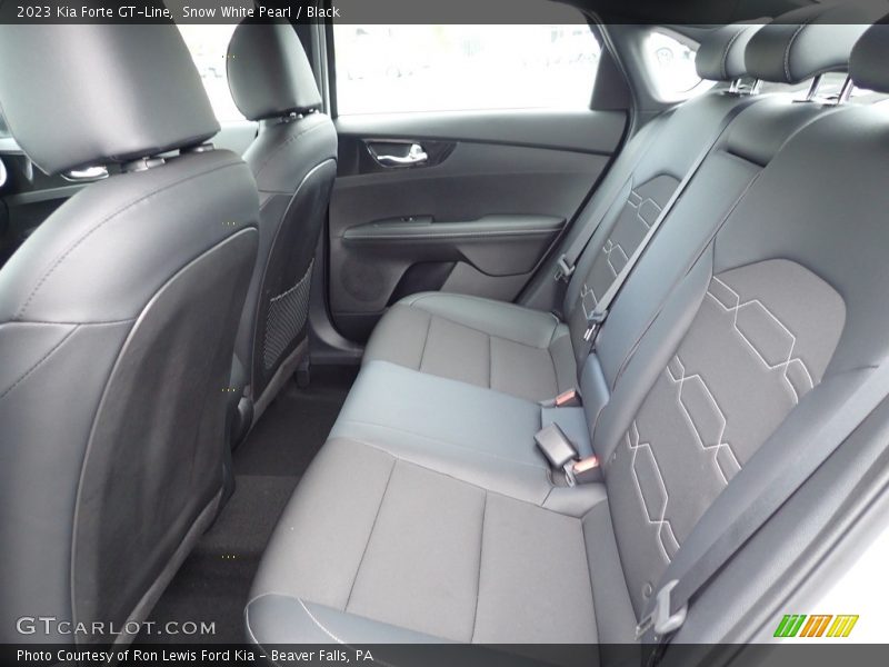 Snow White Pearl / Black 2023 Kia Forte GT-Line