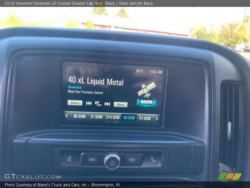 Black / Dark Ash/Jet Black 2019 Chevrolet Silverado LD Custom Double Cab 4x4