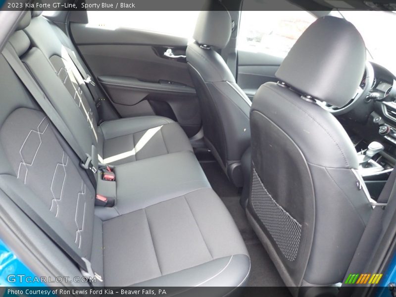 Sporty Blue / Black 2023 Kia Forte GT-Line