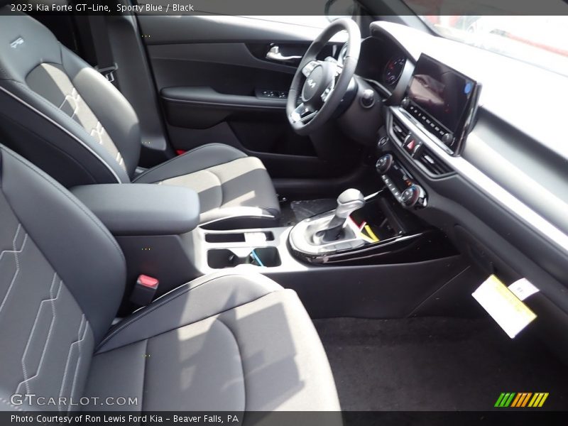 Sporty Blue / Black 2023 Kia Forte GT-Line